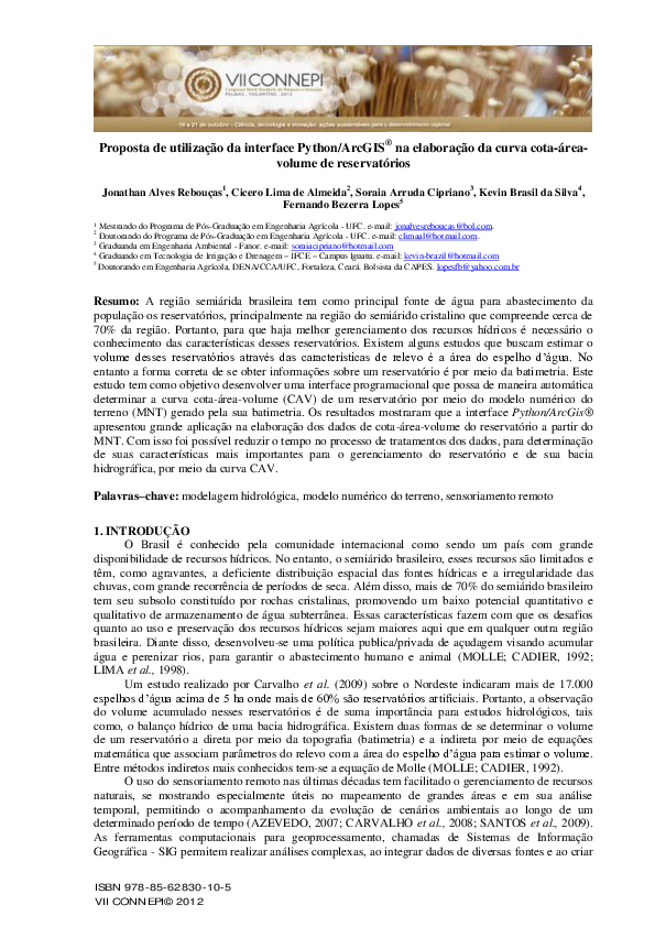  pdf proposta de utiliza o da interface python arcgis na elabora o