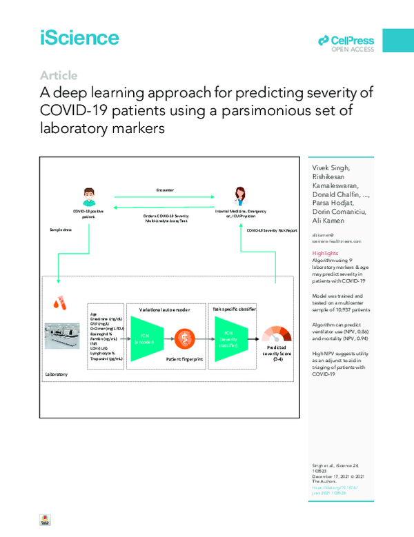 (PDF) A Deep Learning Approach for Predicting Severity of COVID-19 ...