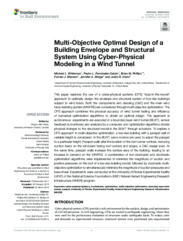 (PDF) Multi-Objective Optimal Design of a Building Envelope and ...
