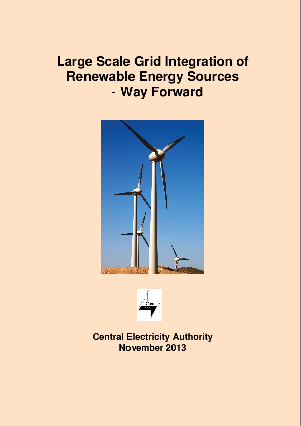 (PDF) Large Scale Grid Integration of Renewable Energy Sources