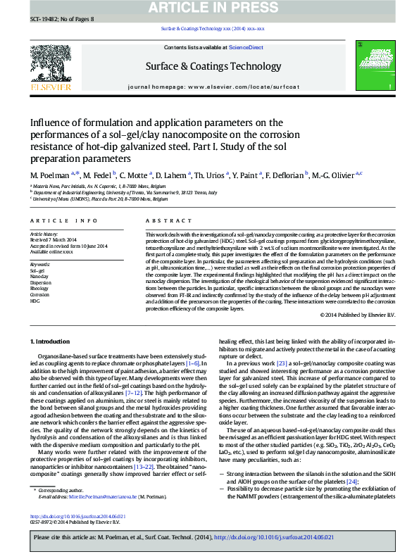 (PDF) Influence of formulation and application parameters on the ...