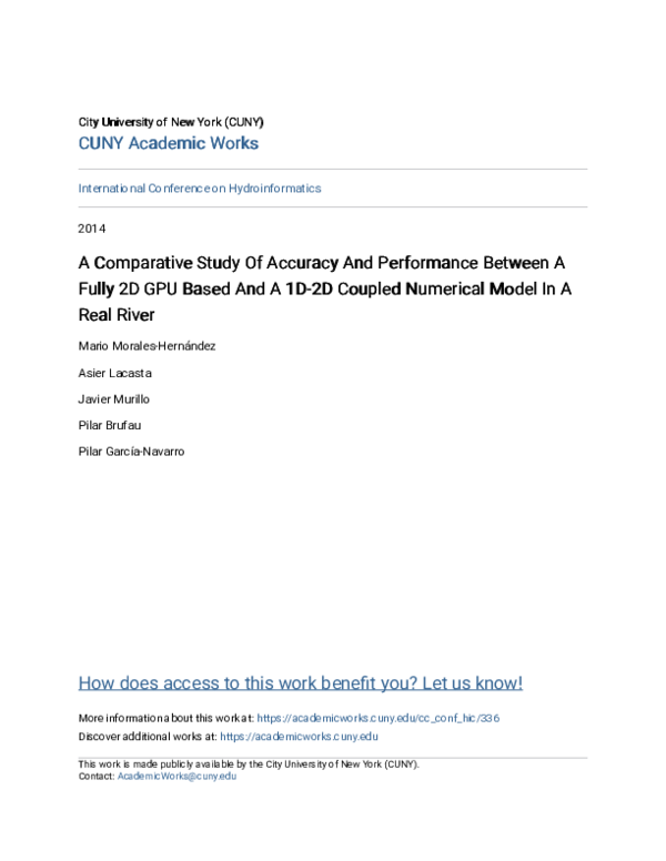 (PDF) A Comparative Study of Accuracy and Performance Between a Fully ...