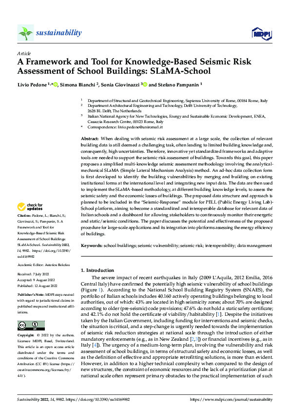 (PDF) A Framework and Tool for Knowledge-Based Seismic Risk Assessment ...