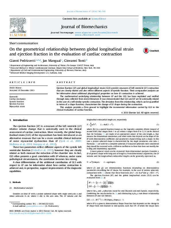 (PDF) On the geometrical relationship between global longitudinal ...
