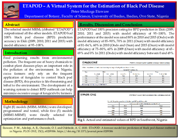 (PDF) ETAPOD – A Virtual System for the Estimation of Black Pod Disease