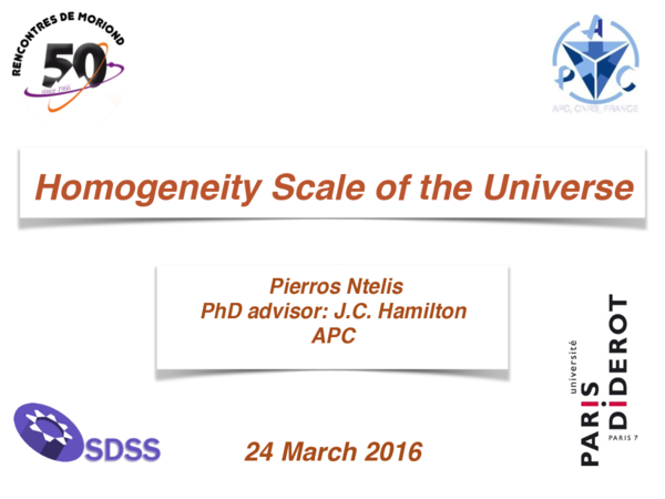 (PDF) The Homogeneity Scale of the Universe