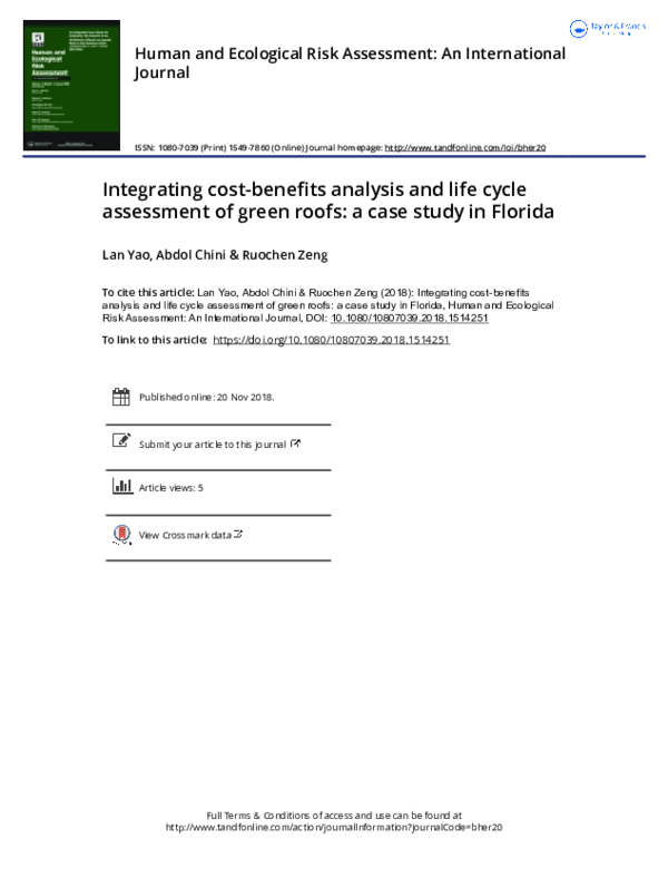 Image showcasing (PDF) Integrating cost-benefits analysis and life cycle assessment of ...