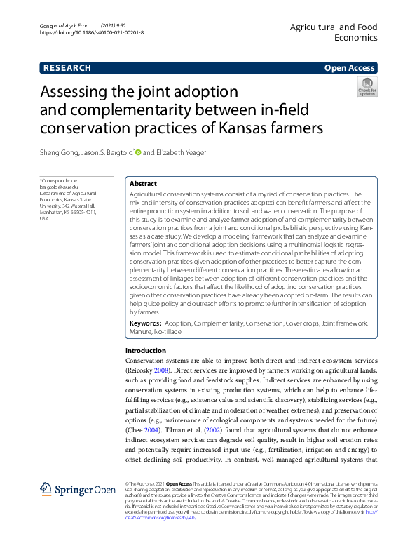 (PDF) Assessing the joint adoption and complementarity between in-field ...