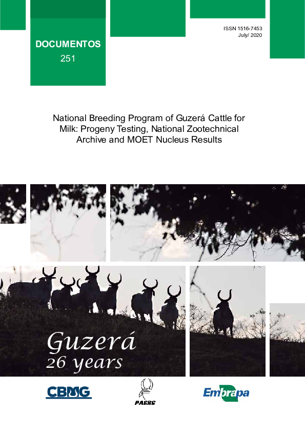 (PDF) National Breeding Program of Guzerá Cattle for Milk: Progeny ...