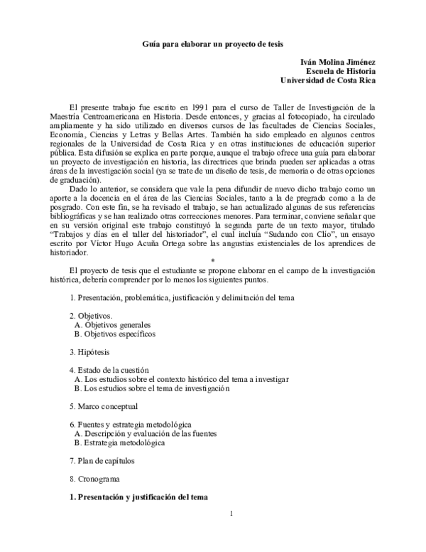 (PDF) Guía para elaborar un proyecto de tesis