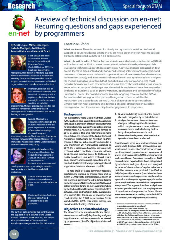 (PDF) A review of technical discussion on en-net: Recurring questions ...