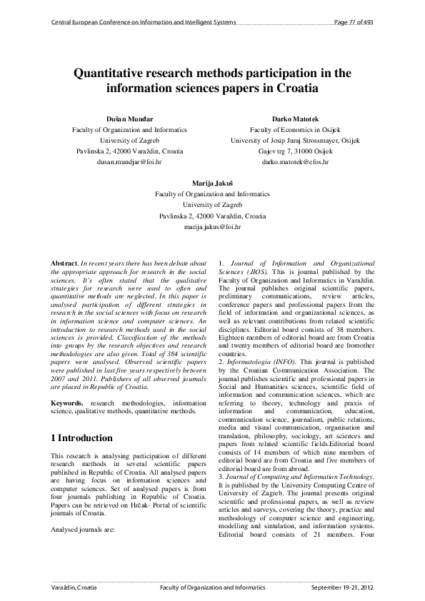 (PDF) Quantitative research methods participation in the information ...