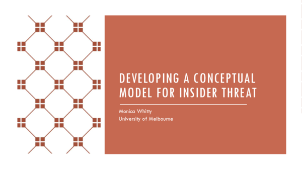 (PDF) Developing a conceptual model for insider threat