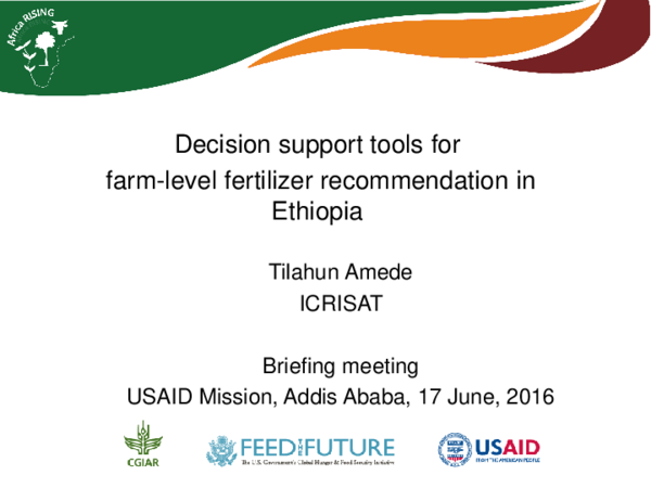 (PDF) Decision support tools for farm-level fertilizer recommendation ...