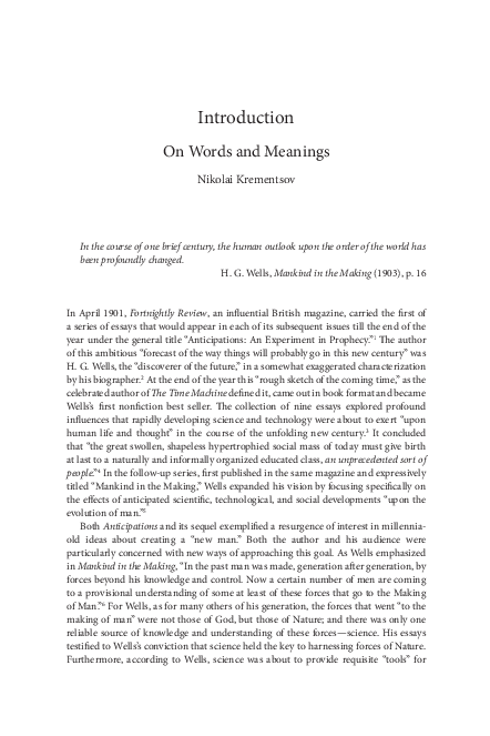 (PDF) Introduction: On Words and Meanings