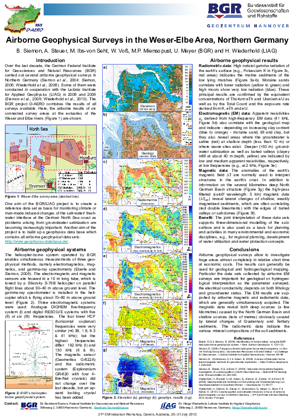 (PDF) Airborne Geophysical Surveys in the Weser-Elbe Area, Northern Germany