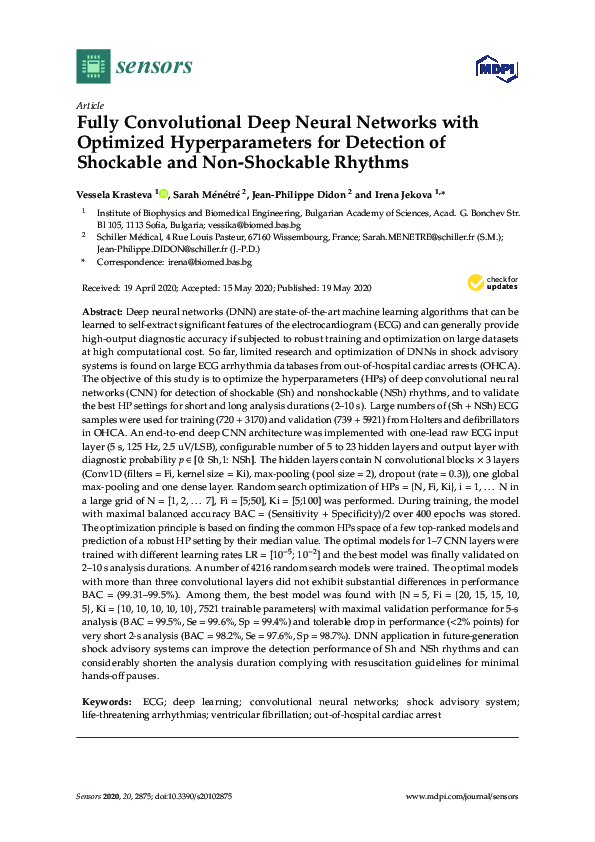 (PDF) Fully Convolutional Deep Neural Networks with Optimized ...