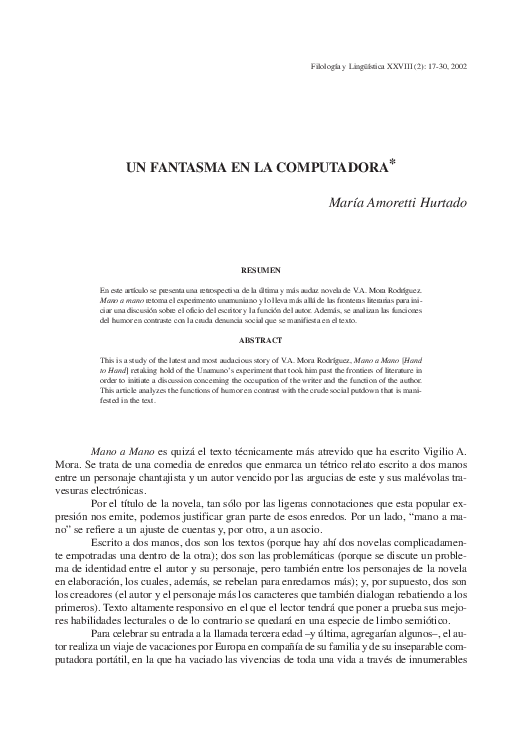 (PDF) Un fantasma en la computadora