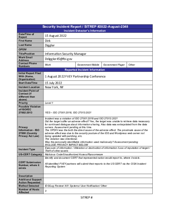 (DOC) Information Security Manager