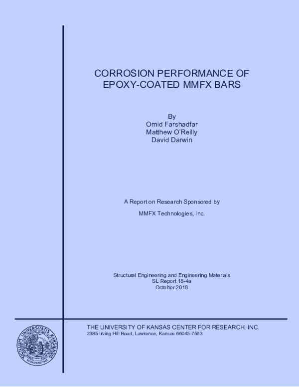 (PDF) Corrosion Performance of Epoxy-Coated MMFX Bars