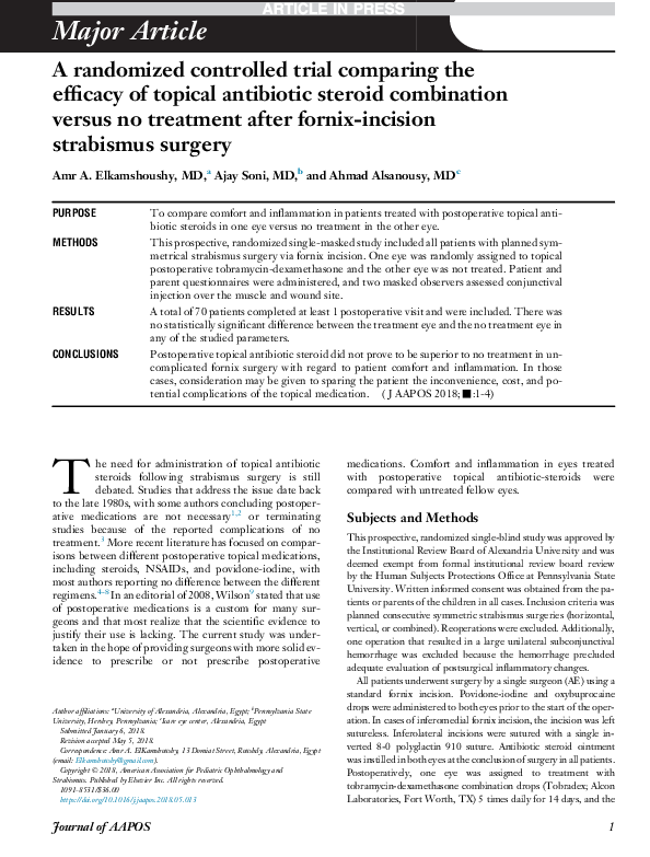 (PDF) A randomized controlled trial comparing the efficacy of ...