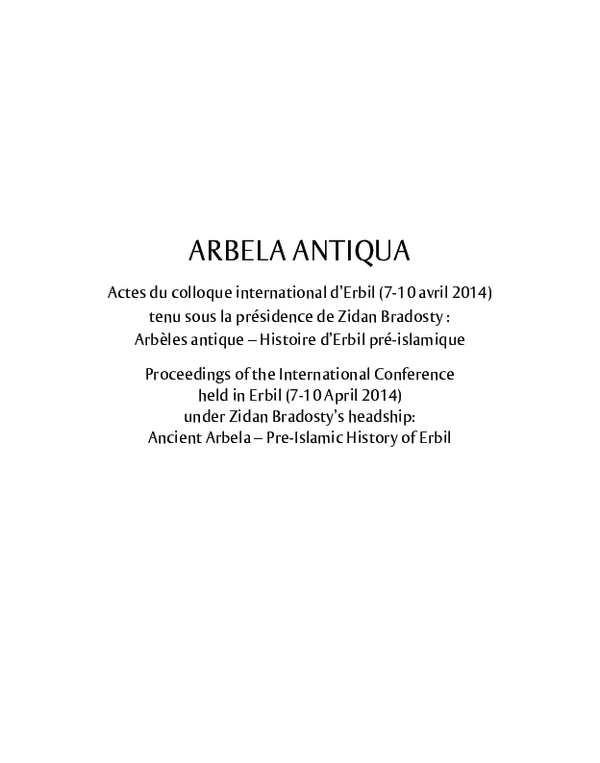 (PDF) Arbela