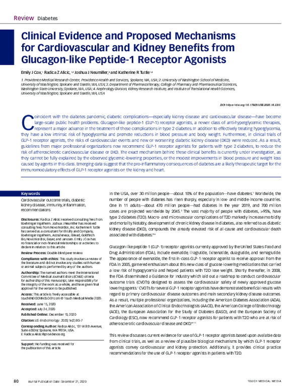 View of (PDF) Clinical Evidence and Proposed Mechanisms for Cardiovascular and ...