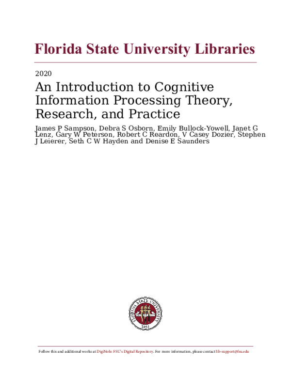 (PDF) An Introduction to Cognitive Information Processing Theory ...