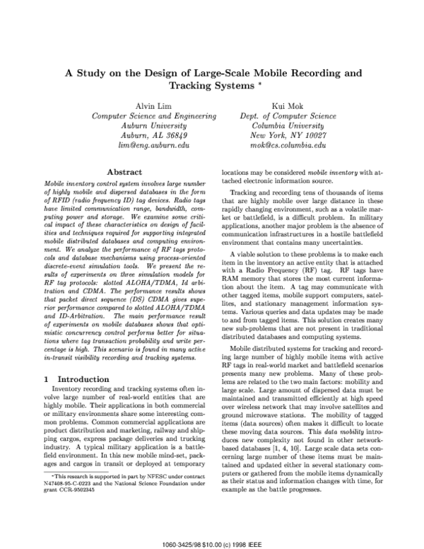 (PDF) A study on the design of large-scale mobile recording and ...