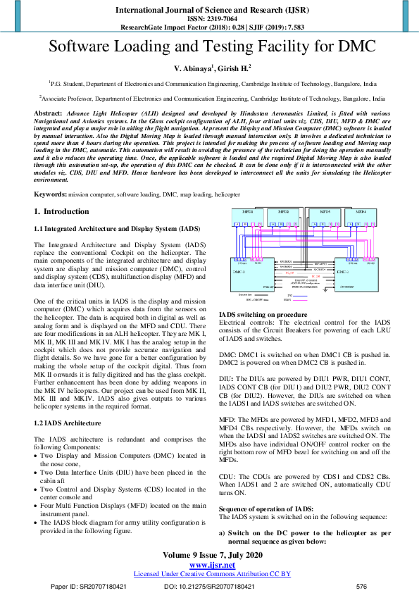(PDF) Software Loading and Testing Facility for DMC