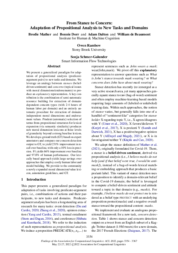 (PDF) From Stance to Concern: Adaptation of Propositional Analysis to ...