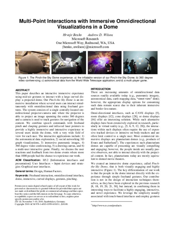 (PDF) Multi-point interactions with immersive omnidirectional ...