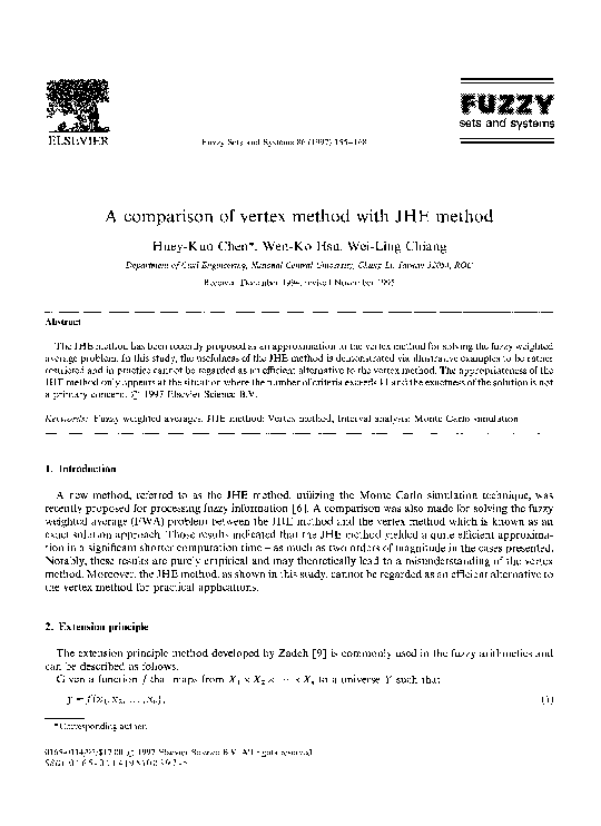 (PDF) A comparison of vertex method with JHE method