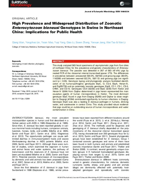 (PDF) High prevalence and widespread distribution of multi-resistant ...