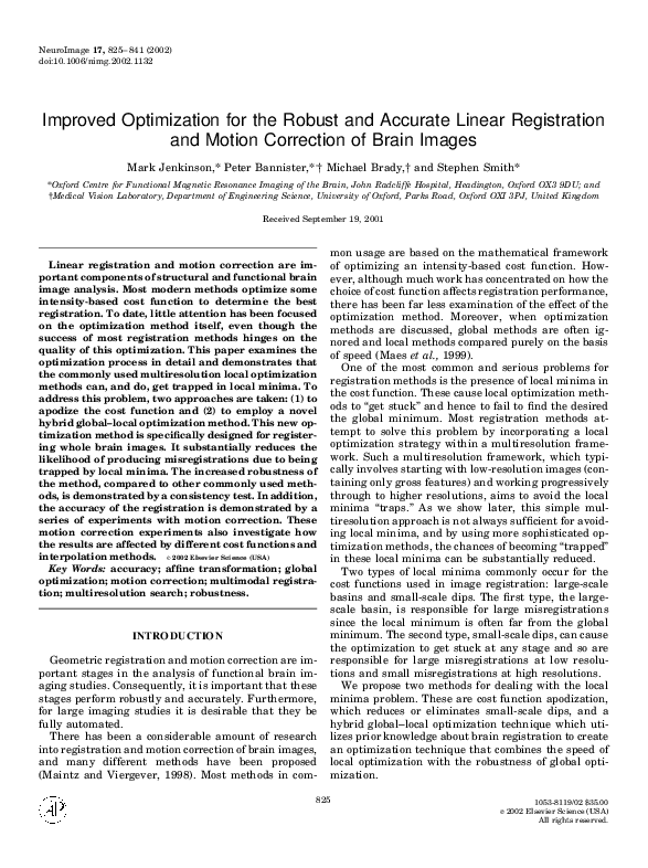 (PDF) Improved optimization for the robust and accurate linear ...
