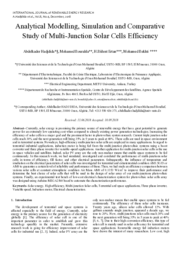 (PDF) Analytical Modelling, Simulation and Comparative Study of Multi ...