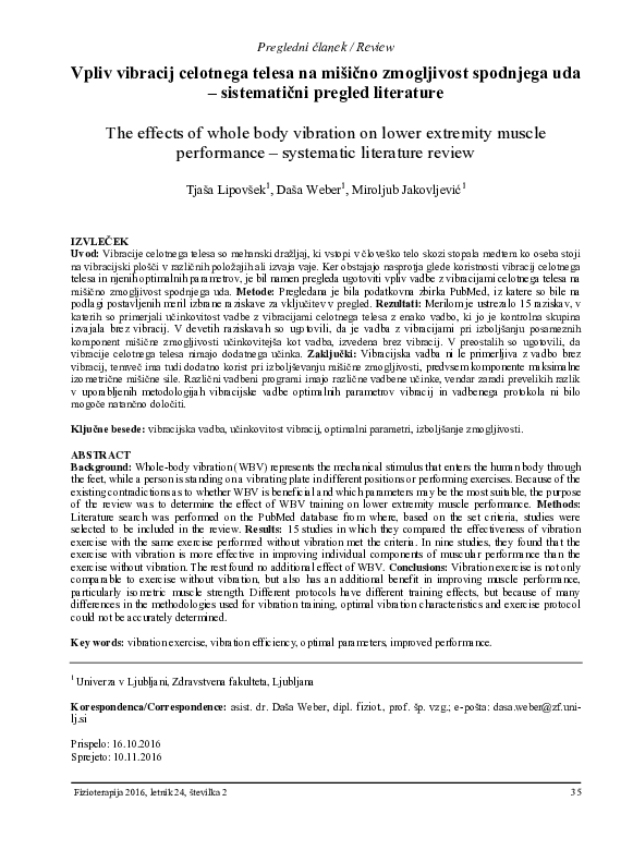(PDF) The effects of whole body vibration on lower extremity muscle ...