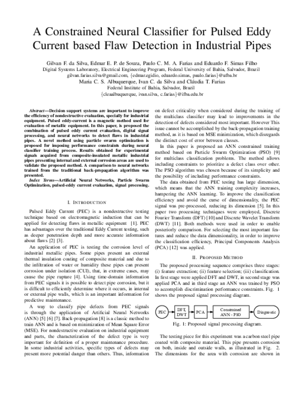 (PDF) A Constrained Neural Classifier for Pulsed Eddy Current based ...