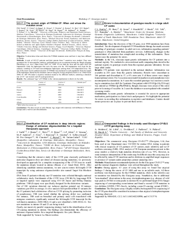 (PDF) WS17.2 Identification of CF mutations in deep intronic regions ...