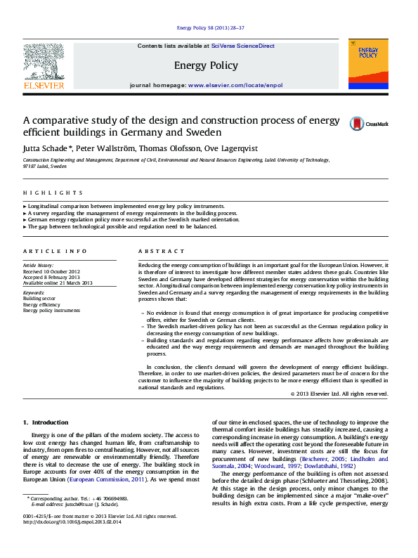 (PDF) A comparative study of the design and construction process of ...