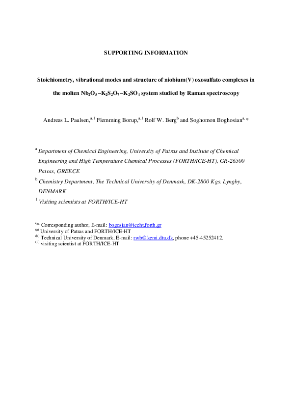 (PDF) Stoichiometry, Vibrational Modes, and Structure of Niobium(V ...