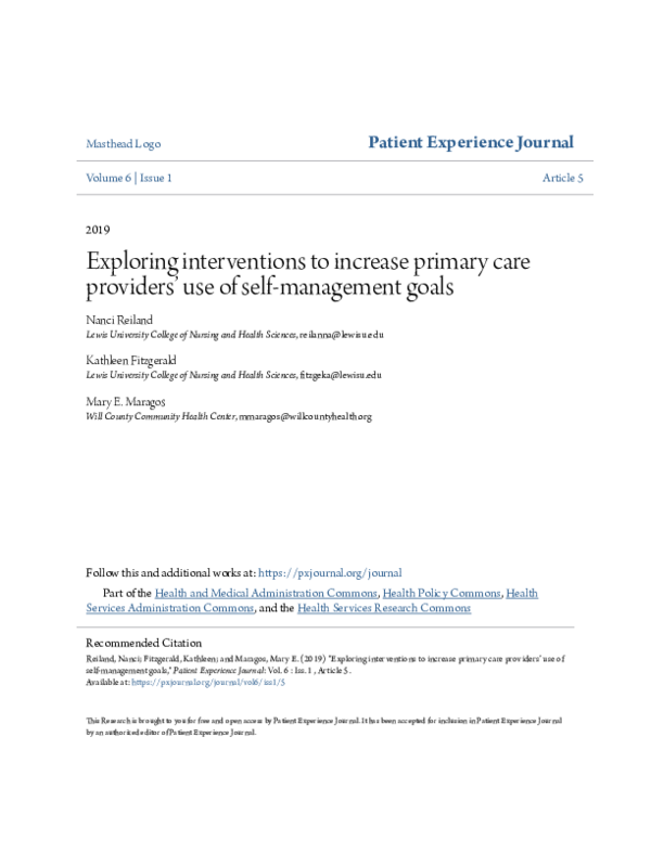 (PDF) Exploring interventions to increase primary care providers’ use ...