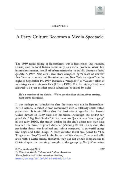 (PDF) A Party Culture Becomes a Media Spectacle