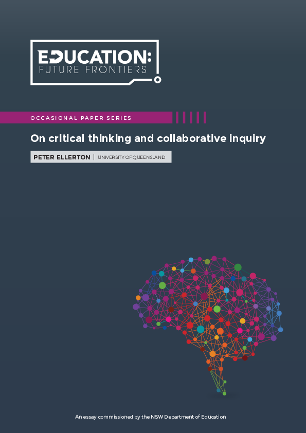 (PDF) On Critical Thinking and Collaborative Inquiry