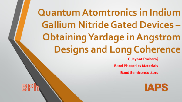 (PDF) Quantum Atomtronics in Indium Gallium Nitride Gated Devices ...