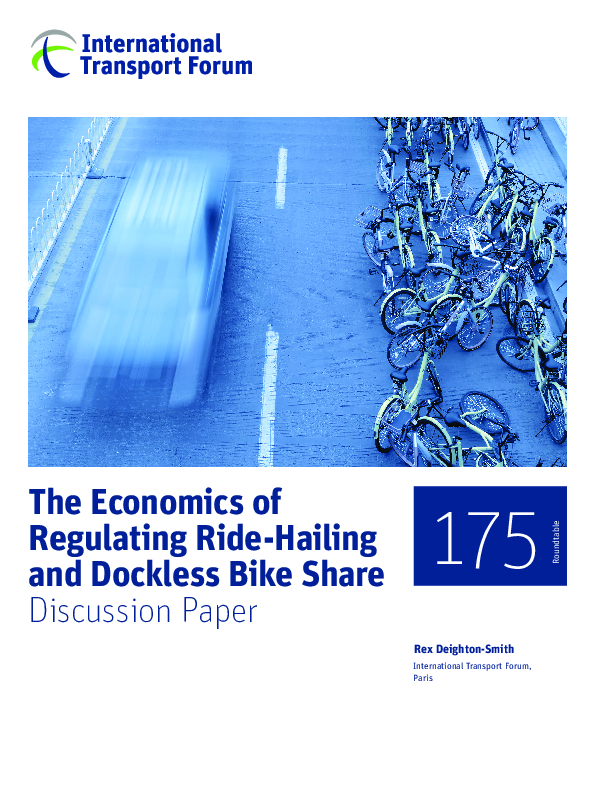(PDF) The Economics of Regulating Ride-Hailing and Dockless Bike Share