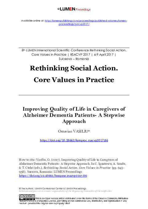 (PDF) Improving Quality of Life in Caregivers of Alzheimer Dementia ...
