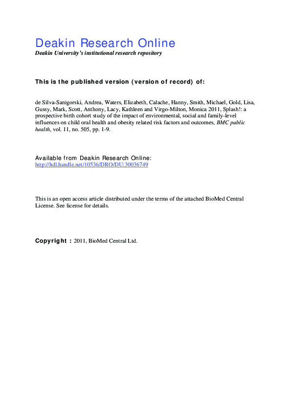 (PDF) Deakin Research Online Deakin University’s institutional research ...