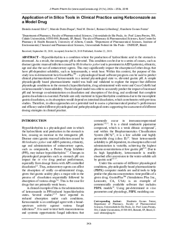 (PDF) Application of in Silico Tools in Clinical Practice using ...