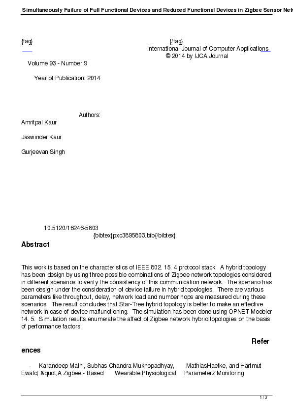 (PDF) Simultaneously Failure of Full Functional Devices and Reduced ...